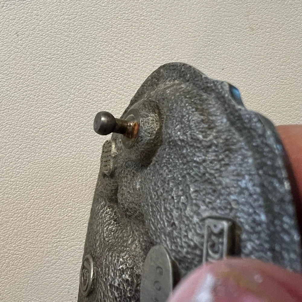 Vintage 1987 CJ Inc. Pewter Horse Belt Buckle – Made in USA – #1409 - Picture 3 of 8